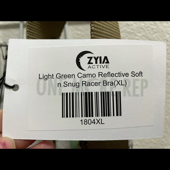 Green camo reflective soft and snug zyia bra xl - Picture 4 of 4